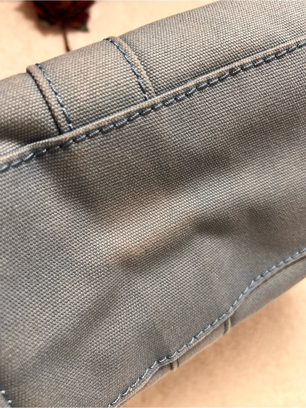 Marc Jacobs Slate Blue Canvas 'The Tote Bag' - Picture 4 of 15